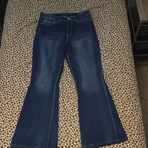 YMI Dark Blue Flare Jeans - Size 13 Waist 31